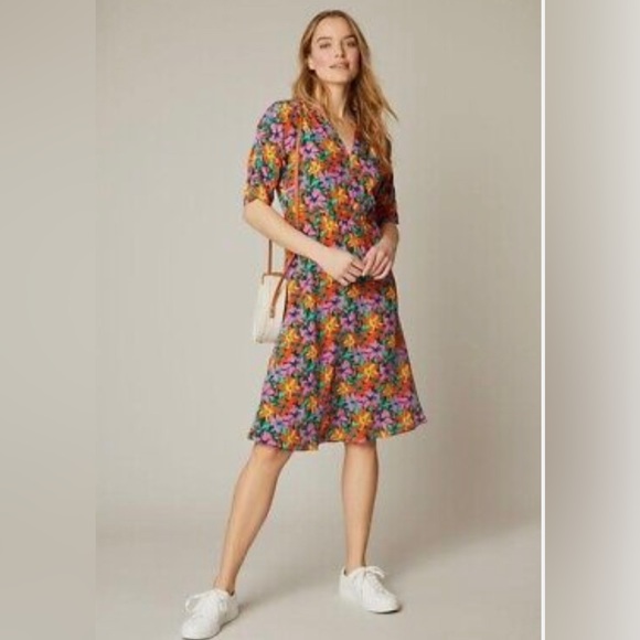 Tucker Market dress, prairie bloom design, silk - Picture 7 of 7